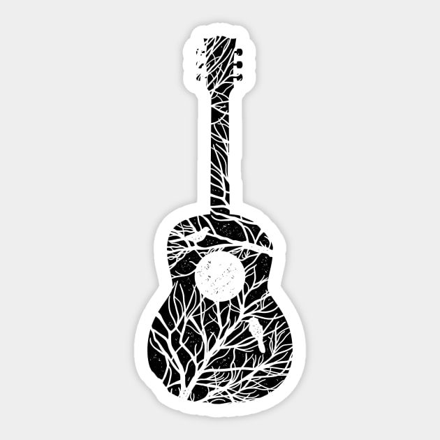 Roots guitare Sticker by Johann Brangeon